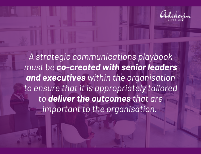 Strategic Communications Playbook