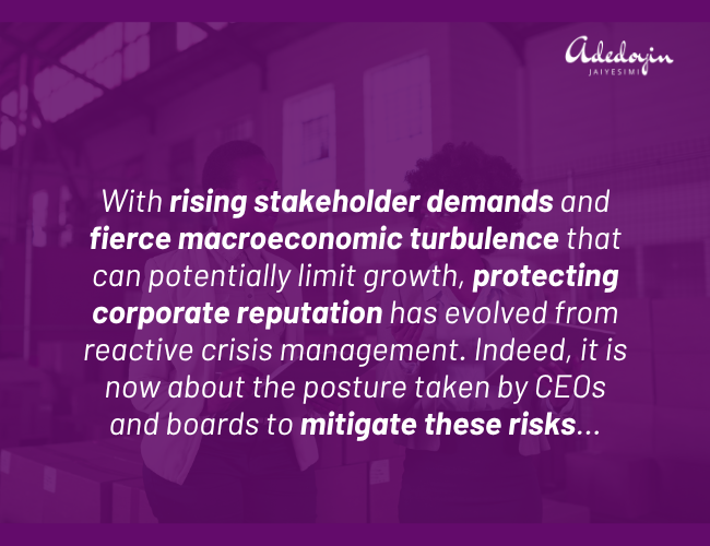Corporate Reputation for Boards and CEOs