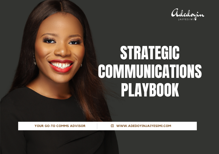 Strategic Communications Playbook by Adedoyin Jaiyesimi