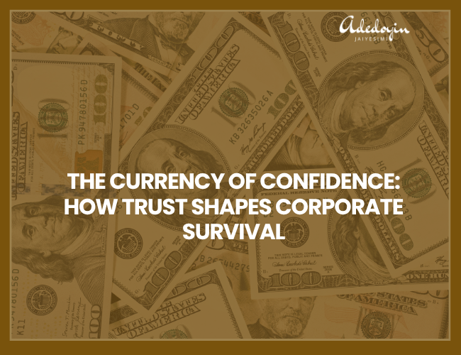How trust shape corporate survival