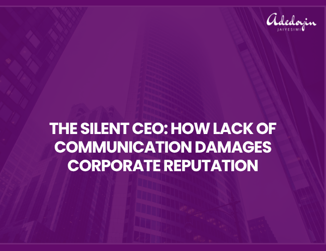 CEO visibility strategy